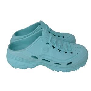 Skechers Foamies Max Cushioning D'LITES Slip‎ On Clogs 111248 Mint Womens Size 7
